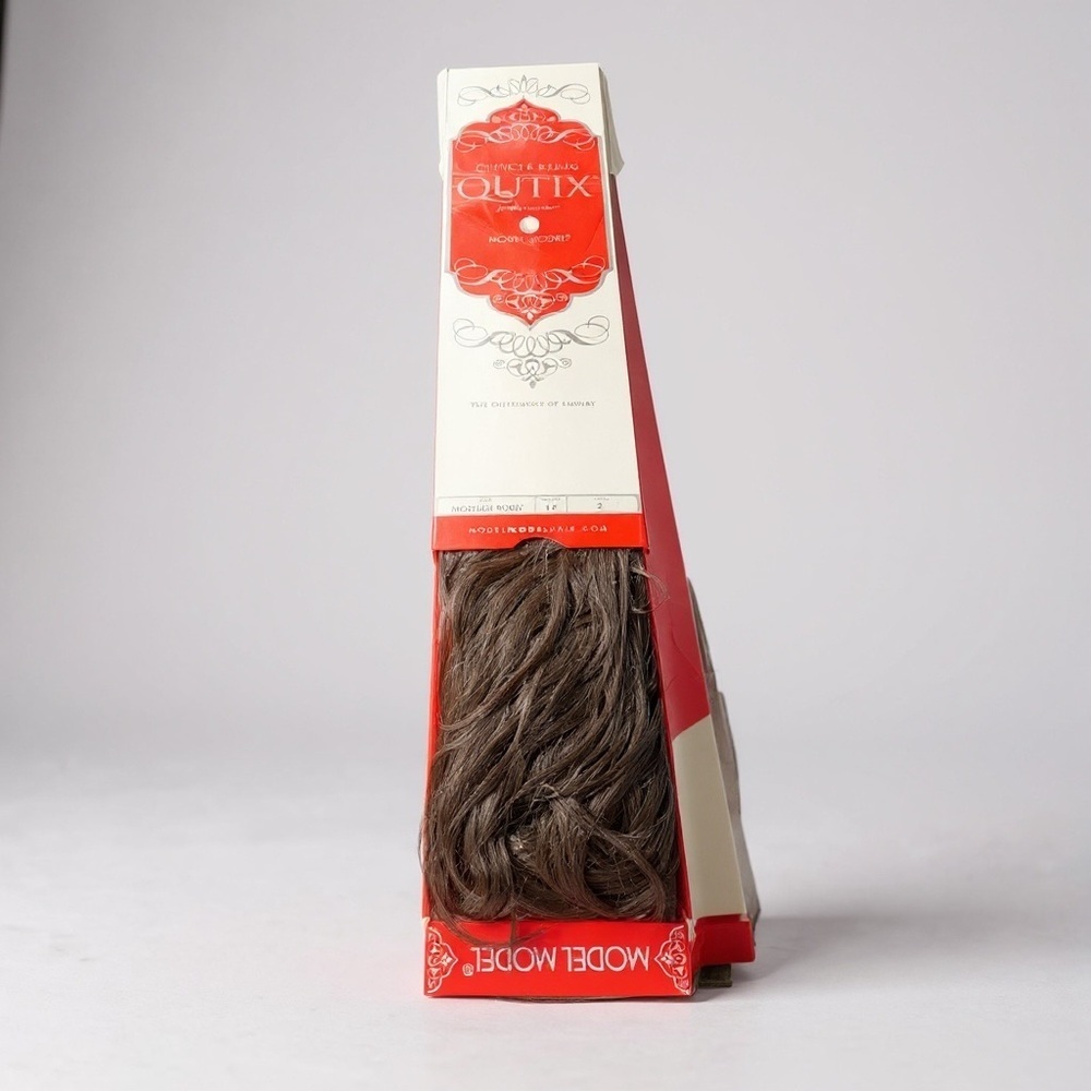 Model Model Cuticle Remy Qutix Hair Extensions Color#2 2 pack - Picture 3 of 5
